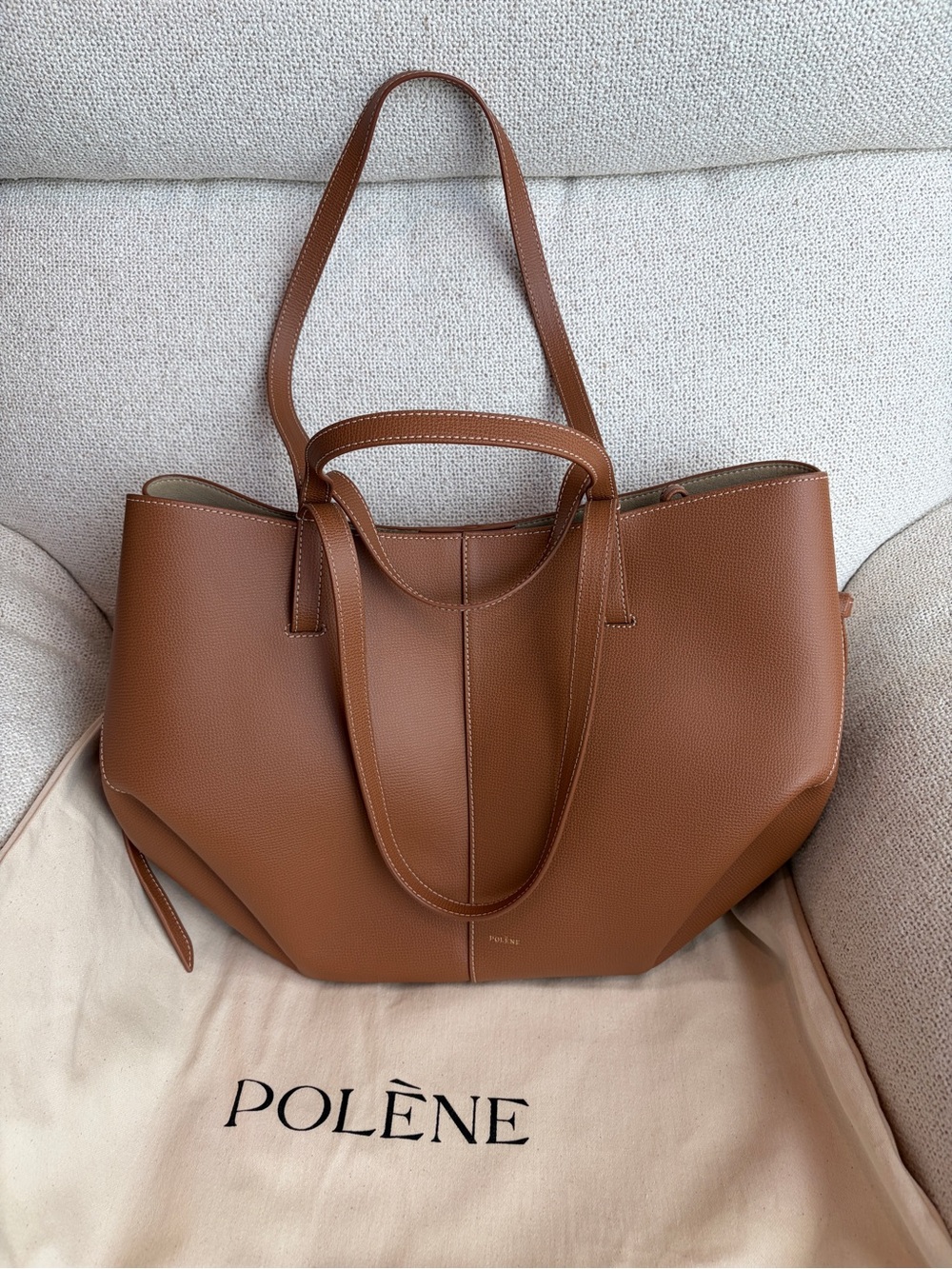 Polene Cyme Textured Camel